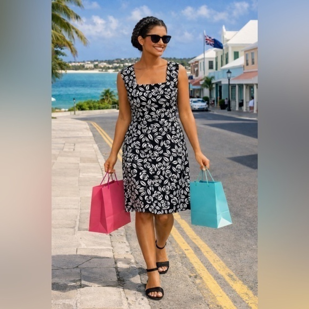 Donna Ricco Cutout Floral dress